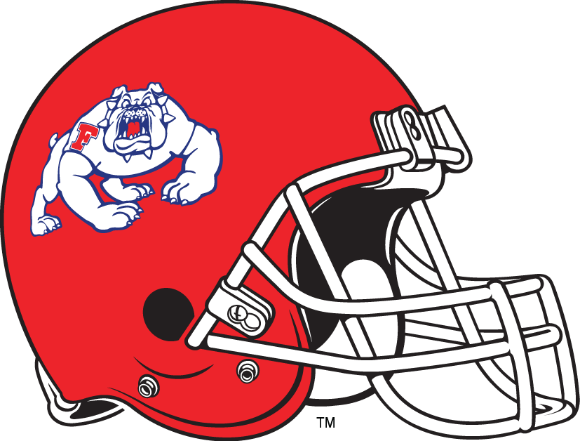 Fresno State Bulldogs 1992-2005 Helmet Logo t shirts iron on transfers